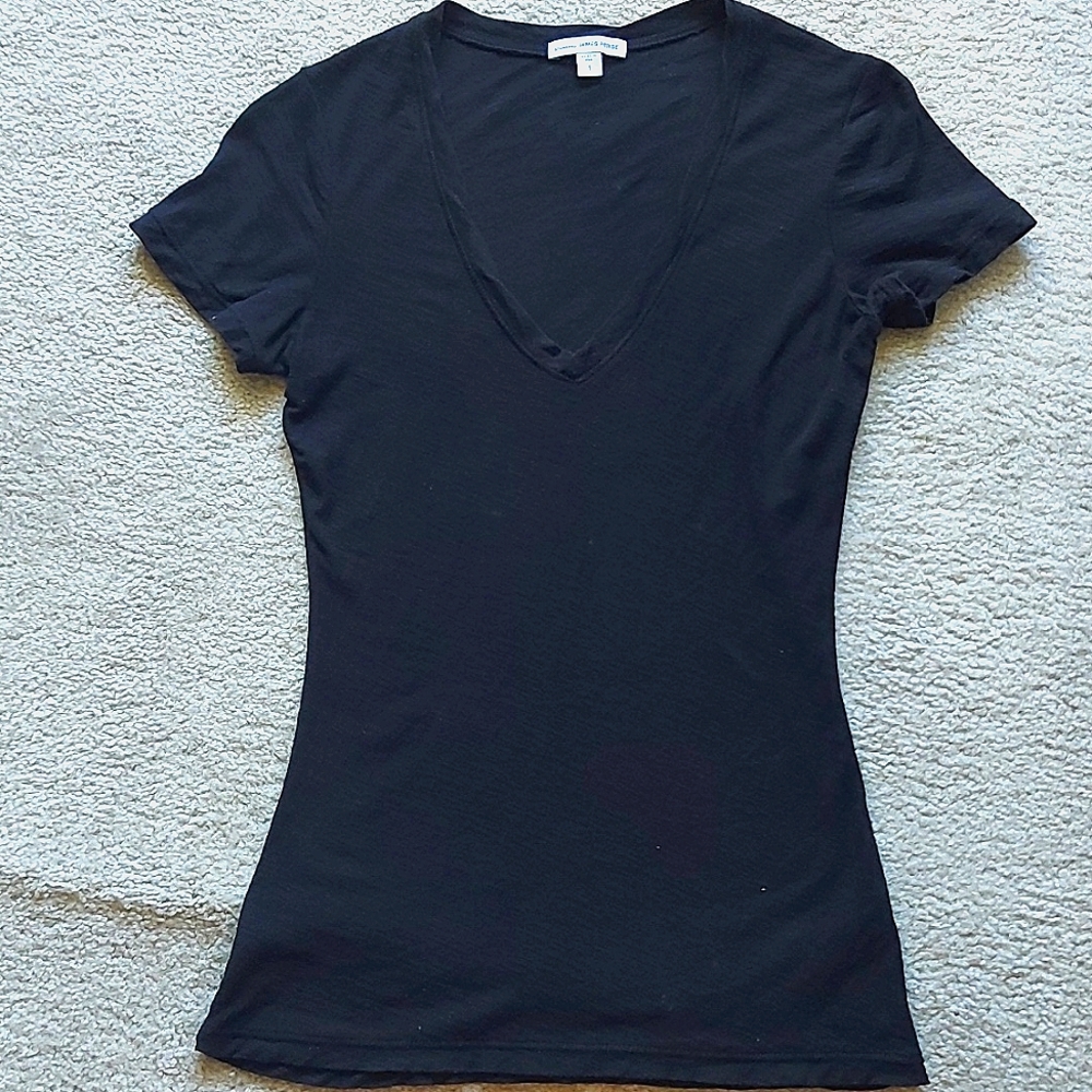 Black James Perse tshirt